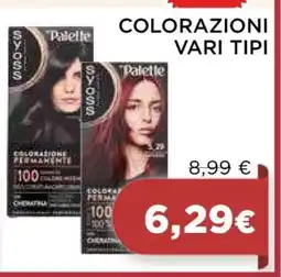 Coop COLORAZIONI VARI TIPI offerta