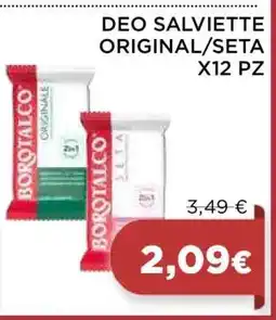Coop DEO SALVIETTE ORIGINAL/SETA X12 PZ offerta