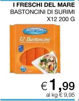 Coop I FRESCHI DEL MARE BASTONCINI DI SURIMI offerta