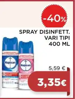 Coop SPRAY DISINFETT. VARI TIPI 400 ML offerta