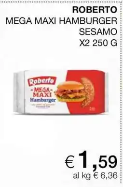 Coop ROBERTO MEGA MAXI HAMBURGER SESAMO offerta