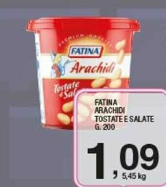 Sigma Arachidi tostate e salate 200 g(ml) offerta