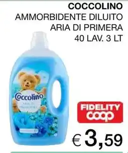Coop COCCOLINO AMMORBIDENTE DILUITO ARIA DI PRIMERA offerta