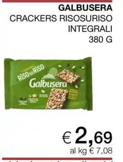 Coop GALBUSERA CRACKERS RISOSURISO INTEGRALI offerta