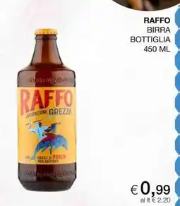 Coop RAFFO BIRRA BOTTIGLIA 450 ML offerta