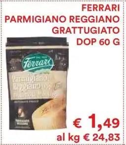 Coop FERRARI PARMIGIANO REGGIANO GRATTUGIATO DOP 60 G offerta