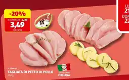 ALDI IL PODERE TAGLIATA DI PETTO DI POLLO offerta