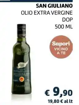 Coop SAN GIULIANO OLIO EXTRA VERGINE DOP 500 ML offerta