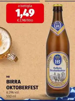 ALDI HB BIRRA OKTOBERFEST offerta