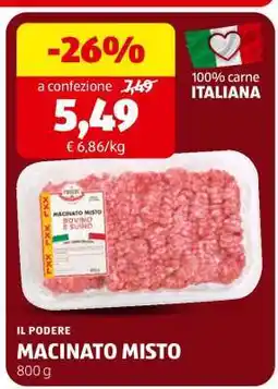 ALDI IL PODERE MACINATO MISTO offerta