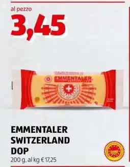 ALDI Emmentaler Switzerland DOP offerta