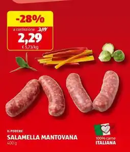 ALDI IL PODERE SALAMELLA MANTOVANA offerta