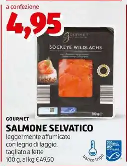 ALDI GOURMET SALMONE SELVATICO offerta