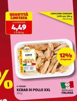 ALDI KEBAB DI POLLO XXL offerta