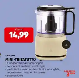 ALDI AMBIANO MINI-TRITATUTTO offerta