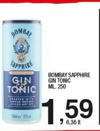 Sigma Bombay sapphire gin tonic offerta
