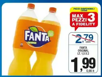 Sigma Coca-cola - fanta aranciata 3000 g(ml) offerta