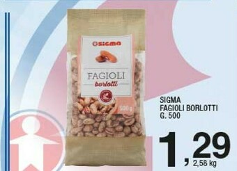 Sigma Sigma - fagioli borlotti 400 g(ml) offerta