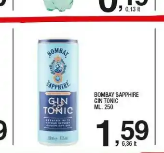 Sigma Sapphire gin tonic 250 ml offerta