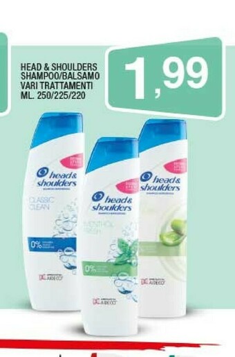 Sigma Head&shoulders shampoo balsamo offerta