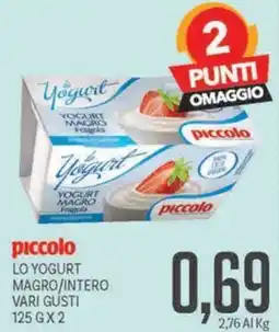 Supermercati Piccolo piccolo lo yogurt magro/intero offerta