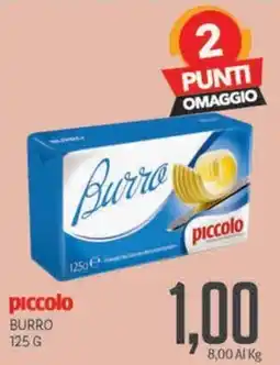 Supermercati Piccolo piccolo burro offerta