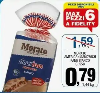 Sigma American sandwich grano duro offerta