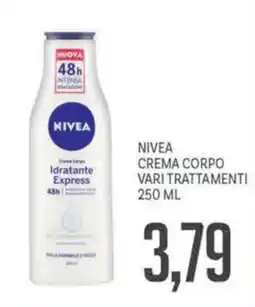 Supermercati Piccolo Nivea crema corpo idratante express offerta