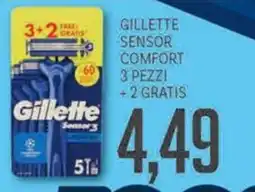Supermercati Piccolo Gillette Sensor3 offerta