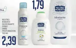 Supermercati Piccolo Neutro Roberts deodorante spray offerta