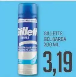 Supermercati Piccolo Gillette gel barba offerta