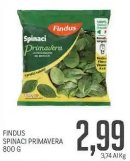 Supermercati Piccolo Findus Spinaci Primavera offerta
