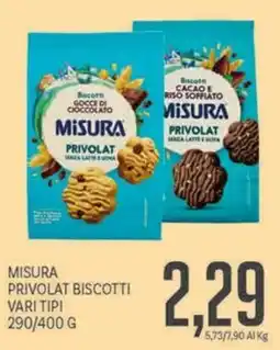 Supermercati Piccolo Misura privolat biscotti offerta
