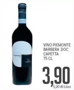 Supermercati Piccolo Vino Piemonte Barbera Doc Capetta offerta