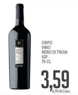 Supermercati Piccolo Crifo Vino Nero di Troia IGP offerta