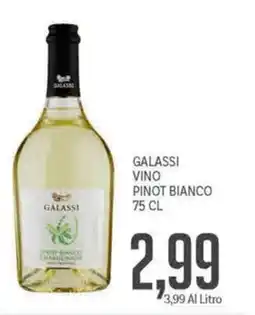 Supermercati Piccolo Galassi vino pinot bianco offerta