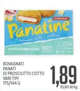 Supermercati Piccolo Rovagnati Panatine di prosciutto cotto offerta