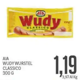 Supermercati Piccolo AIA Wudy Wurstel Classico offerta