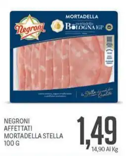 Supermercati Piccolo Negroni affettati mortadella stella offerta