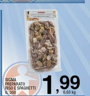 Sigma Sigma preparato riso e spaghetti offerta