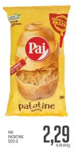 Supermercati Piccolo Pai patatine maxifette offerta