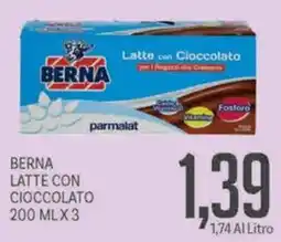 Supermercati Piccolo Berna latte con cioccolato offerta