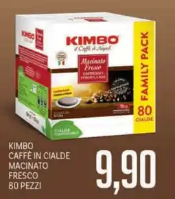 Supermercati Piccolo Kimbo caffè in cialde macinato fresco offerta