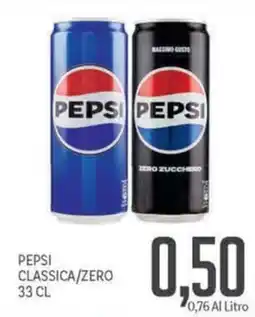 Supermercati Piccolo Pepsi Classica/Zero offerta