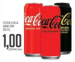 Supermercati Piccolo Coca Cola vari tipi offerta