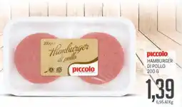 Supermercati Piccolo Hamburger di pollo piccolo offerta