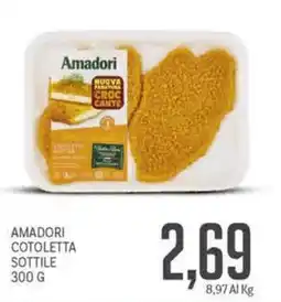 Supermercati Piccolo Amadori cotoletta sottile offerta
