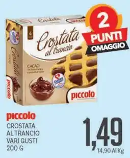 Supermercati Piccolo Crostata al trancio piccolo offerta