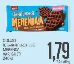 Supermercati Piccolo Colussi il granturchese merenda offerta