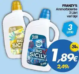 Franzy's Franzy's Ammorbidente Big Sicily offerta